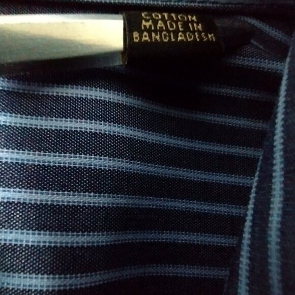 Donald J Trump Large Signature‎ Collection Blue Dress Shirt - Picture 3 of 6